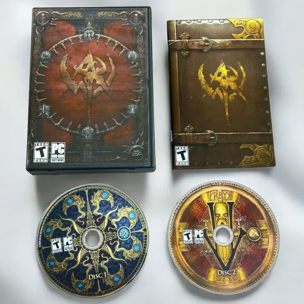 Warhammer Online Age of Reckoning - Collectors Edition (PC, 2008) 2 Disc CIB